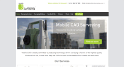 Desktop Screenshot of mobilecadsurveying.co.uk